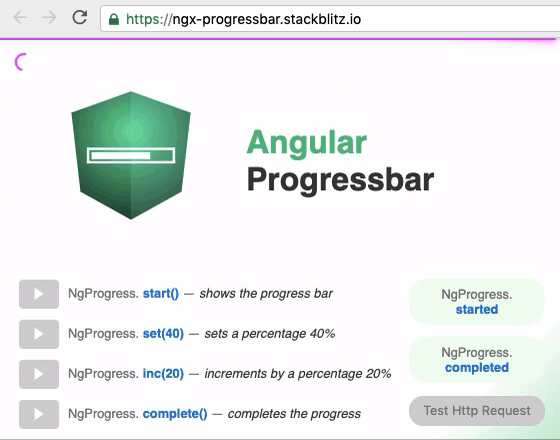 ngx-progressbar – Angular Awesome